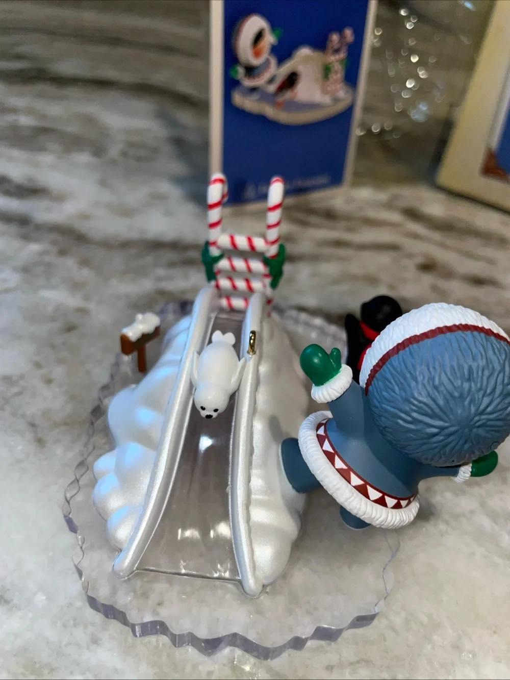 Frosty Friends 2004 #25 Eskimo Penguin Seal Hallmark Ornament - New In Box
